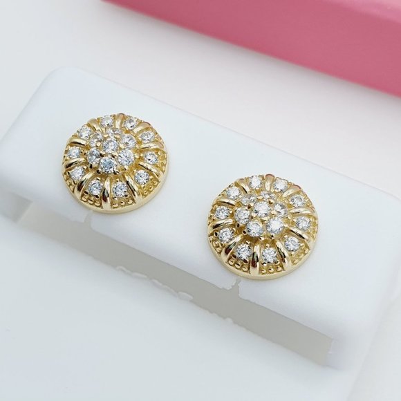 "925 Sterling Silver Cubic Zirconia Earrings, U19254621 - Picture 10 of 11